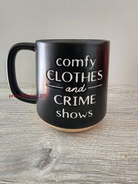 Hyde and EEK! Halloween Comfy Clothes and Crime Shows Mug NEW
